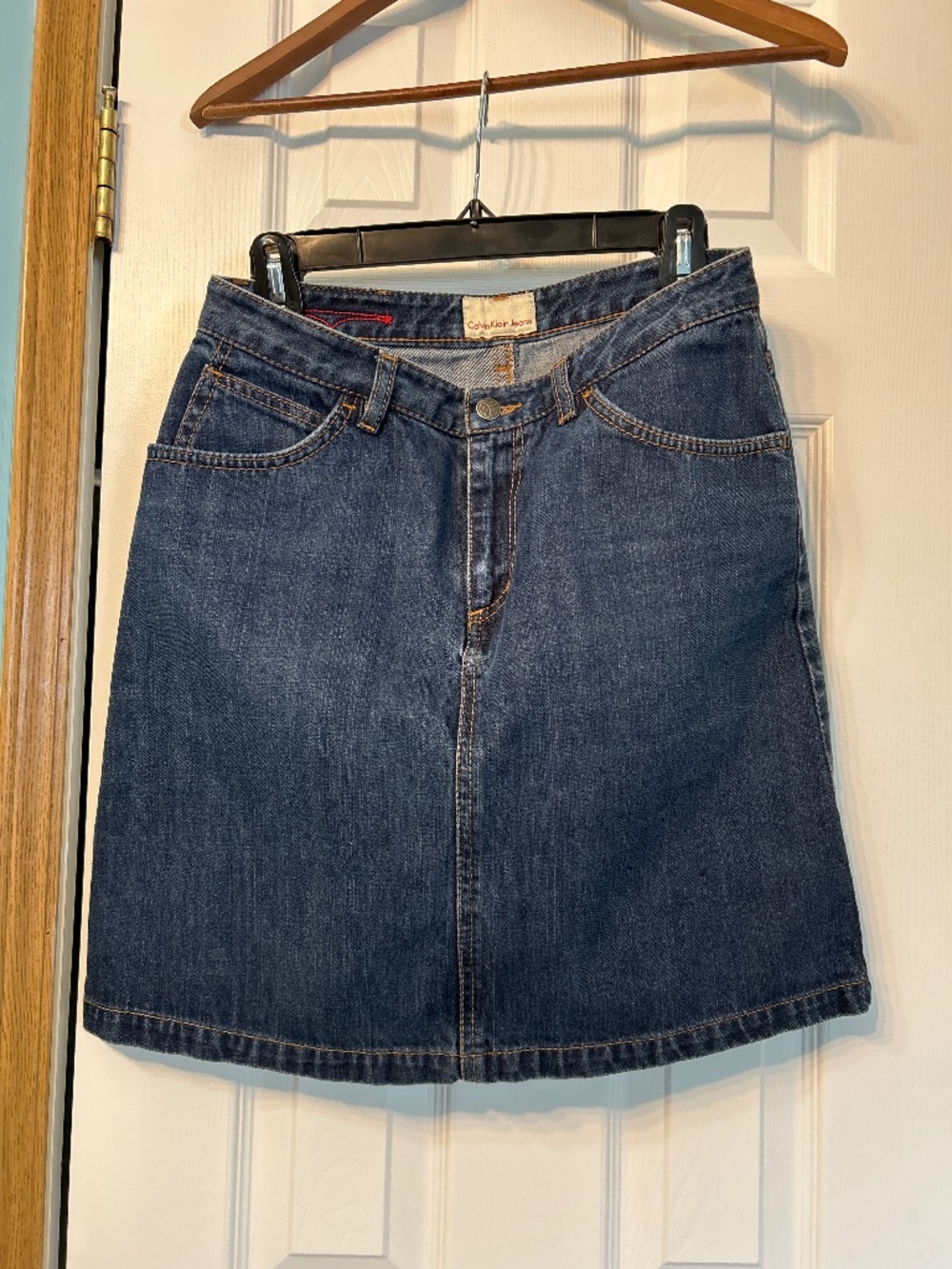 Calvin Klein jean skirt size 28